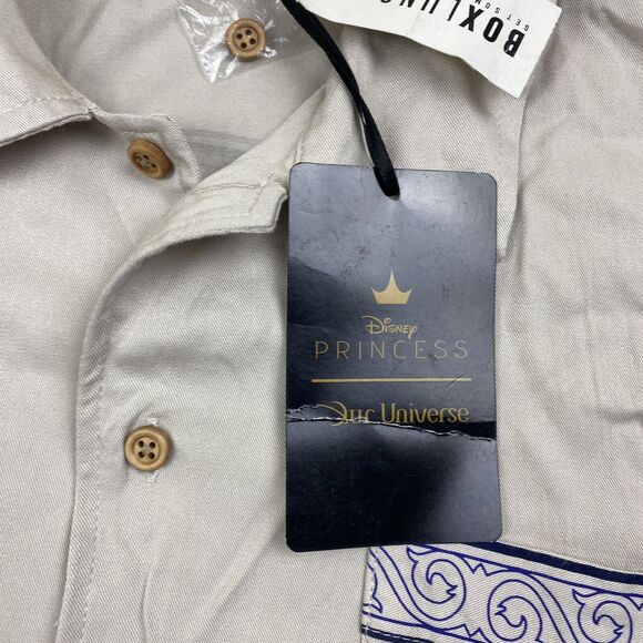 Disney Our Universe Mens Alladin Cave of Wonders Shirt Woven Button-Up XXL Rayon - Picture 11 of 16